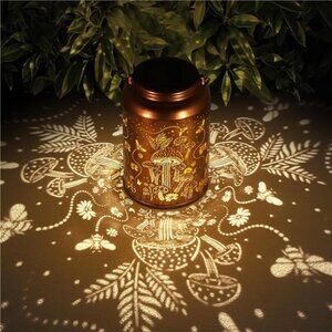 Solar Lanterns Outdoor Waterproof Bee Mushroom Decoration Gifts